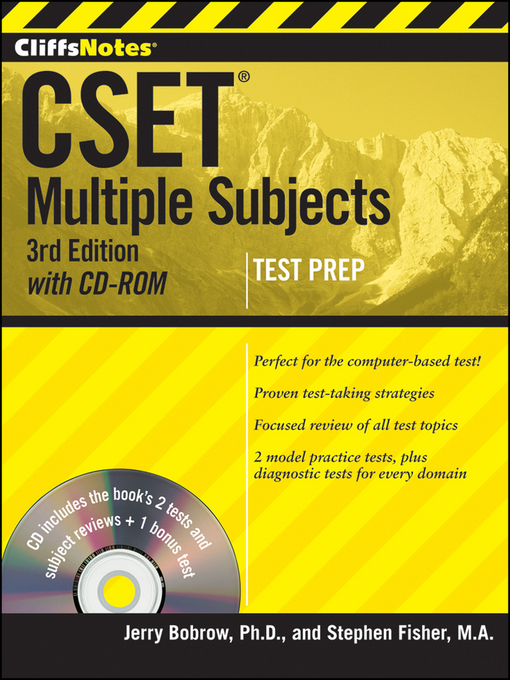 Title details for CliffsNotes CSET by Jerry Bobrow, Ph.D. - Wait list